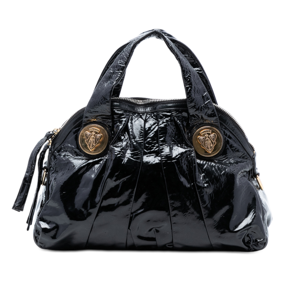Pre-Loved Gucci Large Patent Hysteria Satchel - Picture 1 of 7